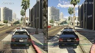 Grand Theft Auto 5 Xbox 360 vs PS3 Gameplay FrameRate Tests [upl. by Nalyorf408]