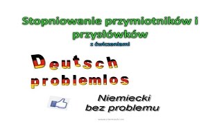 Stopniowanie przymiotników i przysłówków  Niemiecki bez problemu  Niemiecki dla początkujących [upl. by Llenrod]