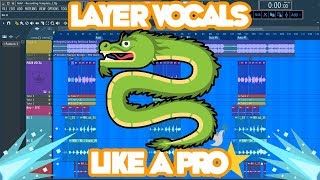 Vocal Layering Techniques  PROPERLY  FOR MASSIVE VOCALS Hip HopRnB [upl. by Geneva]