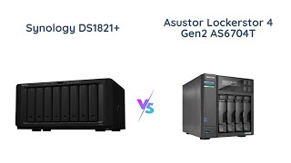 Synology DS1821 vs Asustor Lockerstor 4  Which 8 Bay NAS is Better [upl. by Enillebyam]