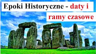 Epoki Historyczne  daty i ramy czasowe [upl. by Daza]