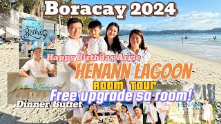 Boracay 2024  Henann Lagoon  Sea Breeze Dinner Buffet  Airport to Hotel  Lea and Argie [upl. by Napas]