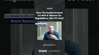 Does The CereTax System Account For MSP amp Telecom Tax Regulations Like FCC Fees [upl. by Gadmann]