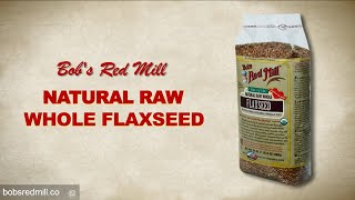 Whole Flaxseed  Bobs Red Mill [upl. by Cavit]