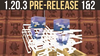 Minecraft 1203 PreRelease 1amp2  New Breeze Abilities  Server Resource Pack Features [upl. by Amias]