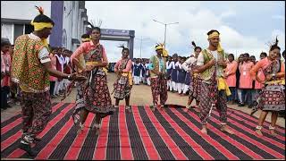 Adibasi Ame Kandha ParajaSambalpuri New Folk Dance Video Performance Govt ITI Daringbadi Group [upl. by Amimej376]