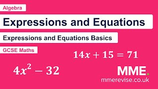 Algebra  Forming Expressions Equations and Formulae Video 1 [upl. by Sesylu]