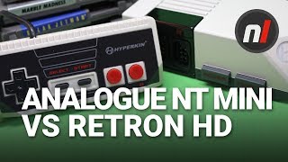 Hyperkin Retron HD vs Analogue NT Mini  Battle of the NES Clones [upl. by Beutler6]