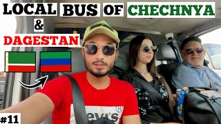 Chechnya to Dagestan Crazy Bus Journey 😳🇷🇺 [upl. by Mishaan]