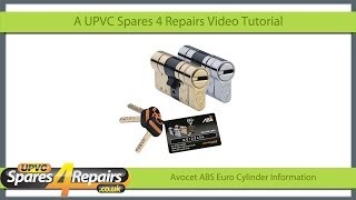 Avocet ABS Euro Cylinder Security Information [upl. by Nava943]