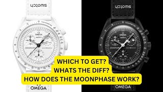 Swatch x Omega Moonswatch Snoopy Black  Whats the diff [upl. by Hirsch]