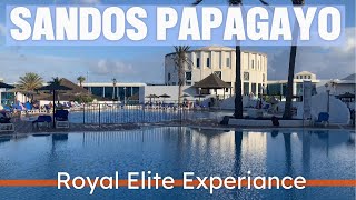 Royal Elite vs Regular AllInclusive 7 Days at Sandos Papagayo Hotel [upl. by Lokin195]