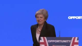 Theresa May Darts WalkOn [upl. by Litnahc235]