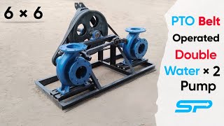 Tractor PTO Double Water Pump  6  6 × 2  SP Pumps [upl. by Ahcsat170]