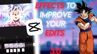 5 EFFECTS TO IMPROVE YOUR EDITS 30⚡️Capcut [upl. by Noremac]