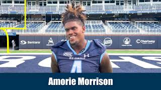 ODU Football Media Day 2024  DE Amorie Morrison [upl. by Polly741]