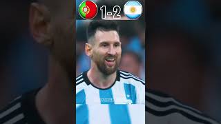 Rare Moments In Football  Portugal VS Argentina Imaginary World Cup Final  ronaldo vs messi [upl. by Beatrice257]