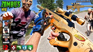 NERF meets Call of Duty ZOMBIES 54  Nerf First Person Shooter [upl. by Arakaj798]