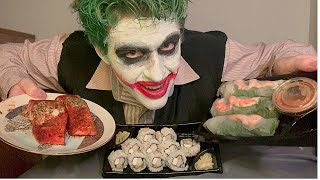 Asmr Joker Does a Seafood Dinner Mukbang [upl. by Stratton991]