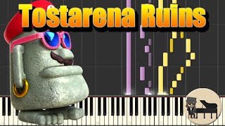 Tostarena Ruins  Super Mario Odyssey Piano Tutorial Synthesia HD Cover [upl. by Prisca]