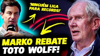 RED BULL REBATE quotDESPREZOquot DE TOTO WOLFF SOBRE RECORDS DE VERSTAPPEN  FÓRMULA 1  GP EM CASA [upl. by Aikas125]