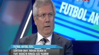 Aziz Yıldırımdan Mehmet Ali Aydınlara yaylım ateşi 13092012  NTV Spor [upl. by Itteb]