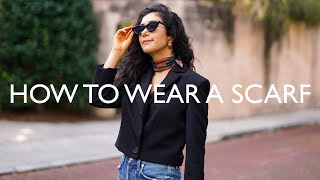 7 WAYS TO WEAR A SCARF amp HOW TO PICK A SCARF AD [upl. by Lipkin406]