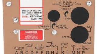 Speed Control Unit  ESD 5500E [upl. by Obbard167]