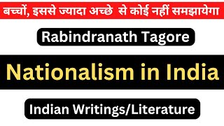 Nationalism in India by Rabindranath Tagore In English Literature Indian Writings Hindi [upl. by Adaline]