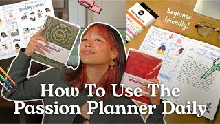 The Ultimate Guide to Passion Planner Daily  How to align your days with your dreams ✨ [upl. by Player]