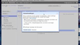 Google Docs  documenten uploaden [upl. by Ahseenat]