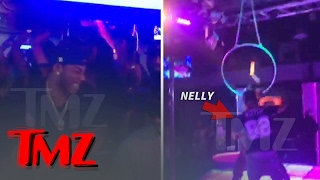 Nelly Makes it Rain in Dallas Strip Club  Shake Ya Tailfeather  TMZ [upl. by Neit949]