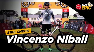 Epic Bike Check  Vincenzo Nibali  2023 Absa Cape Epic [upl. by Ecirrehs]