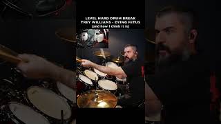 INSANE DEATH METAL DRUM BREAK  DYING FETUS  TREY WILLIAMS  SUBJECTED TO A BEATING [upl. by Aivatal]