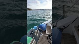 Wing Foil Catamaran Trips in Croatia sail wingfoil enjoy croatia pula catamarantrip [upl. by Muryh]