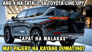 NANDITO NA SA WAKAS ANG APAT NA BAGONG MODELO NG MITSUBISHI 2025 PAJERO SPORT DUMATING NARIN KAYA [upl. by Adnilam730]