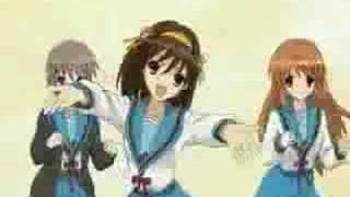 Haruhi Dance  Hare Hare Yukai  full [upl. by Forsta808]