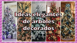 IDEAS DE ÁRBOLES NAVIDEÑOS DECORADOS  TENDENCIAS para NAVIDAD 20202021 [upl. by Welcher]