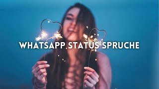 100 WhatsApp Status Sprüche [upl. by Enaerb]