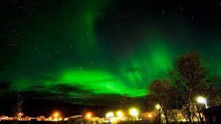 Stunning show of Northern Lights in Finland [upl. by Arnelle]