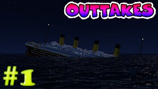 Minecraft TITANIC  Der Film  Outtakes  Teil 1 [upl. by Tia]