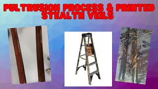 Pultrusion process using Stealth Veils printed fabrics [upl. by Oirobil]