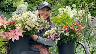 Set Up The Flower Stand With Me💐🥰🌸 Northlawn Flower Farm [upl. by Per]