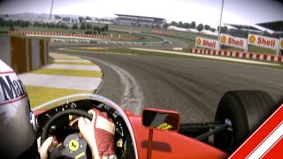 Alain Prost Qualifying his 1990 Ferrari 641 at Interlagos [upl. by Geordie]