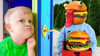 Whos at the Door  More Diana and Romas Family Adventure amp Educational Kids Videos [upl. by Old]