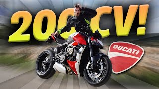 200 CAVALLI POSSONO BASTARE  Test Ride Ducati STREETFIGHTER V4 2024 [upl. by Annovaj]