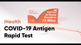 How to use the iHealth COVID19 Antigen Rapid Test [upl. by Yolanda375]