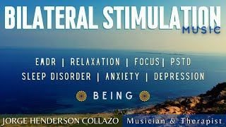 Bilateral Stimulation Music  EMDR  🎧 Listen with headphones  Begin [upl. by Boor135]