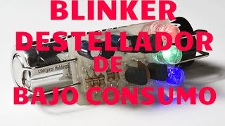 Tutorial Blinker destellador de Bajo Consumo de un Led Como Se Hace [upl. by Wellesley]