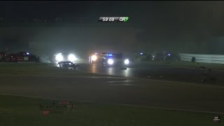 Blancpain GT Series 2017 Misano Qualifying Race Massive Pile Up [upl. by Airednaxela]